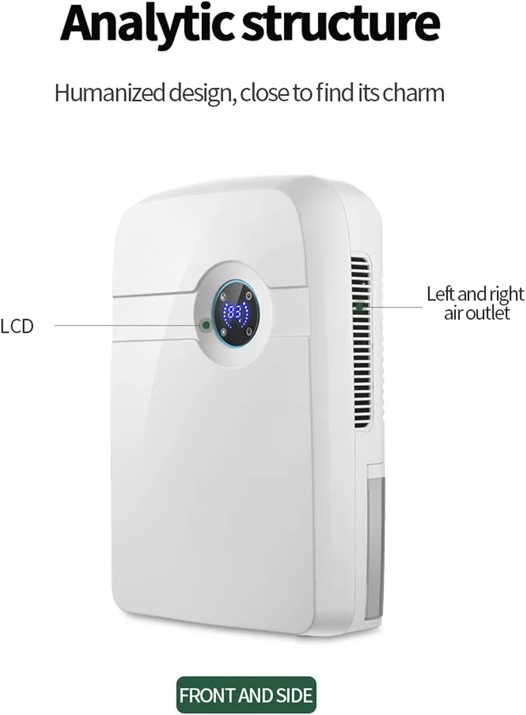 2.5L Dehumidifier Home Air Dryer Damp Moisture Free Bedroom Dehumidifier Remote 2.5L Mini Space Dehumidifier Air Dryer Damp Moisture Free with Timing Function Dehumidifier Air Dryer