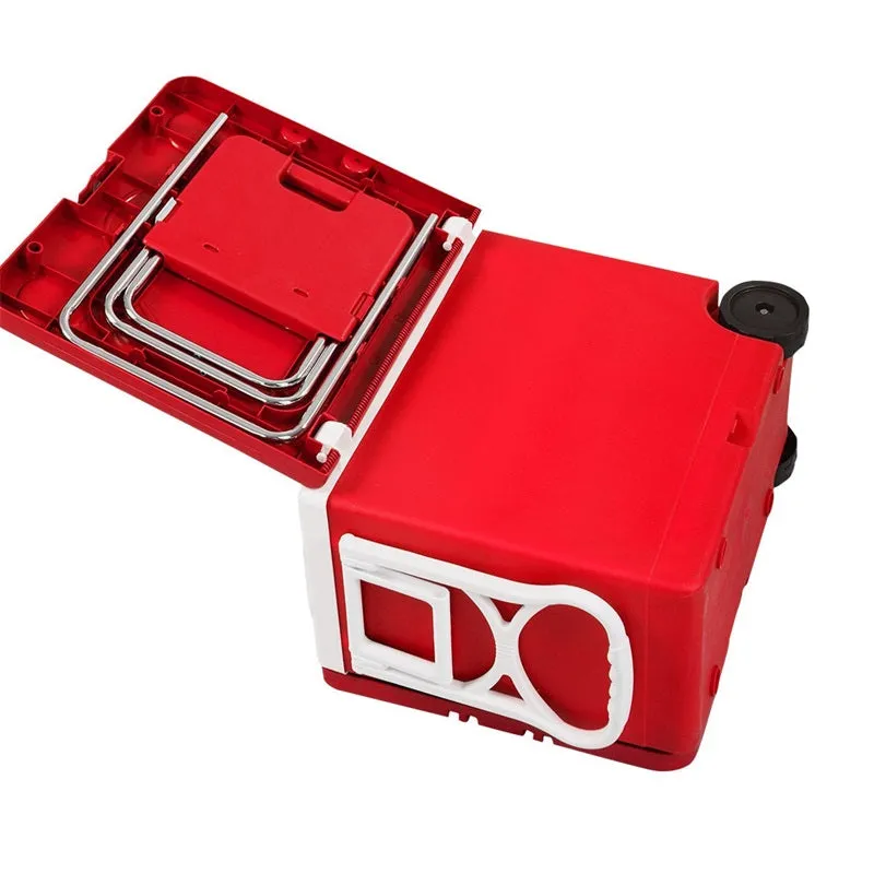 28 Liter Cooler Box Folding Table Chair Set Coola-Box28 Red