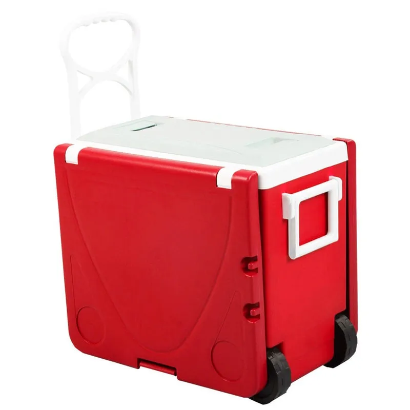 28 Liter Cooler Box Folding Table Chair Set Coola-Box28 Red
