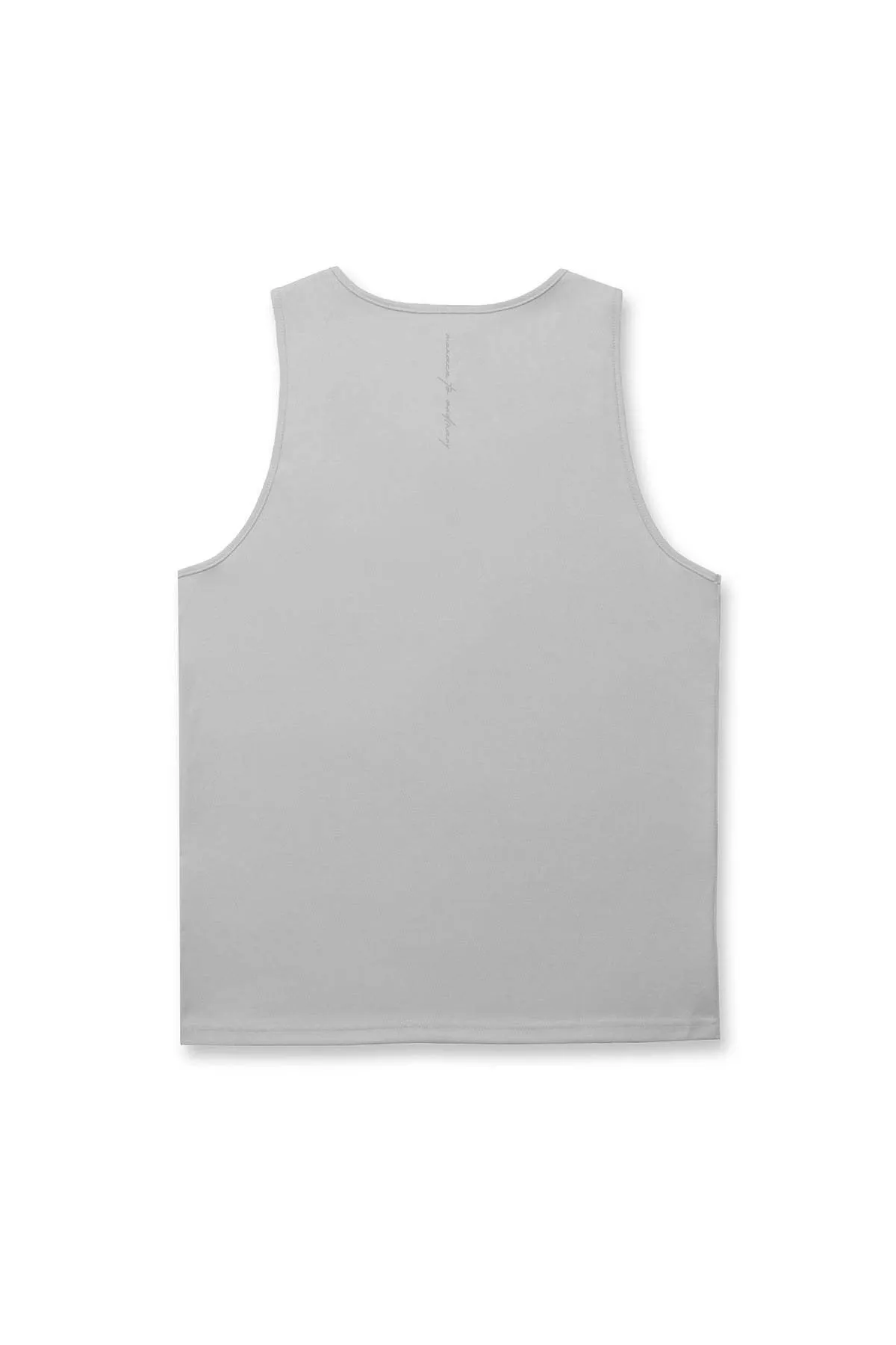 Alpha Microfiber Fast-Dry Gym Tank Top - Polar Silver