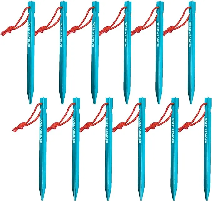 Aluminum Tent Stakes, 12-Pack