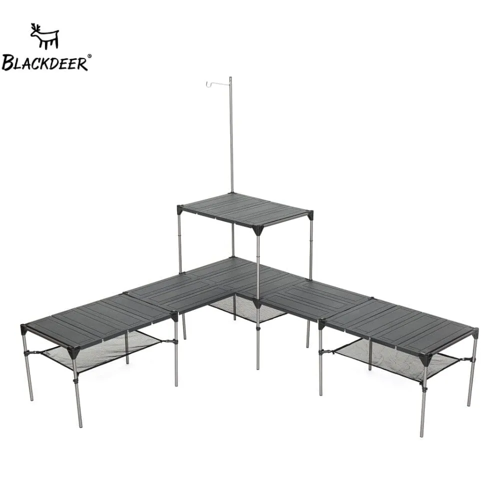 BLACKDEER Geometric Folding Table