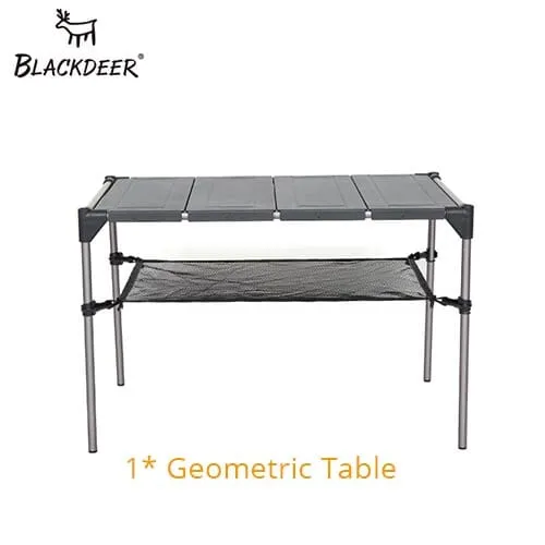 BLACKDEER Geometric Folding Table