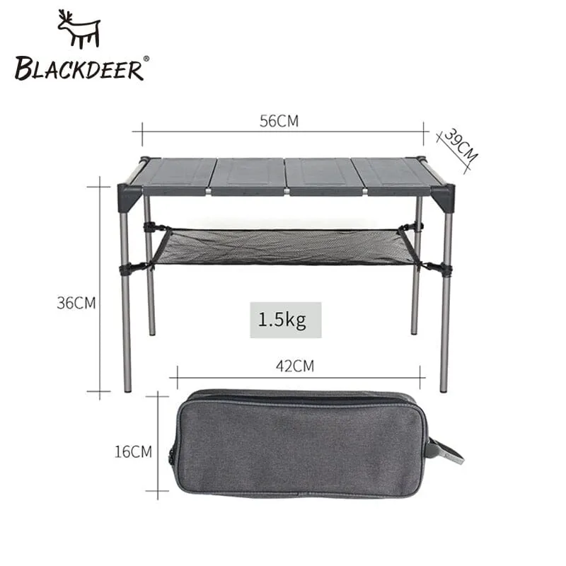 BLACKDEER Geometric Folding Table