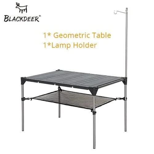 BLACKDEER Geometric Folding Table