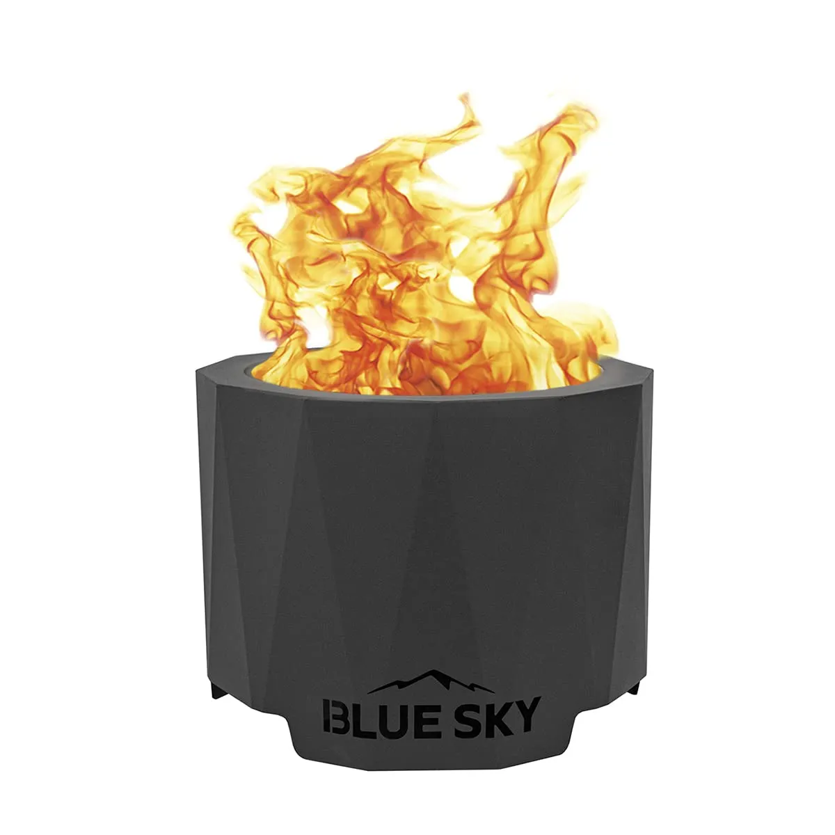 Blue Sky Peak Smokeless Fire Pit: Portable, Lift-Out Ash Catch, Black.