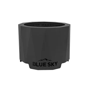 Blue Sky Peak Smokeless Fire Pit: Portable, Lift-Out Ash Catch, Black.