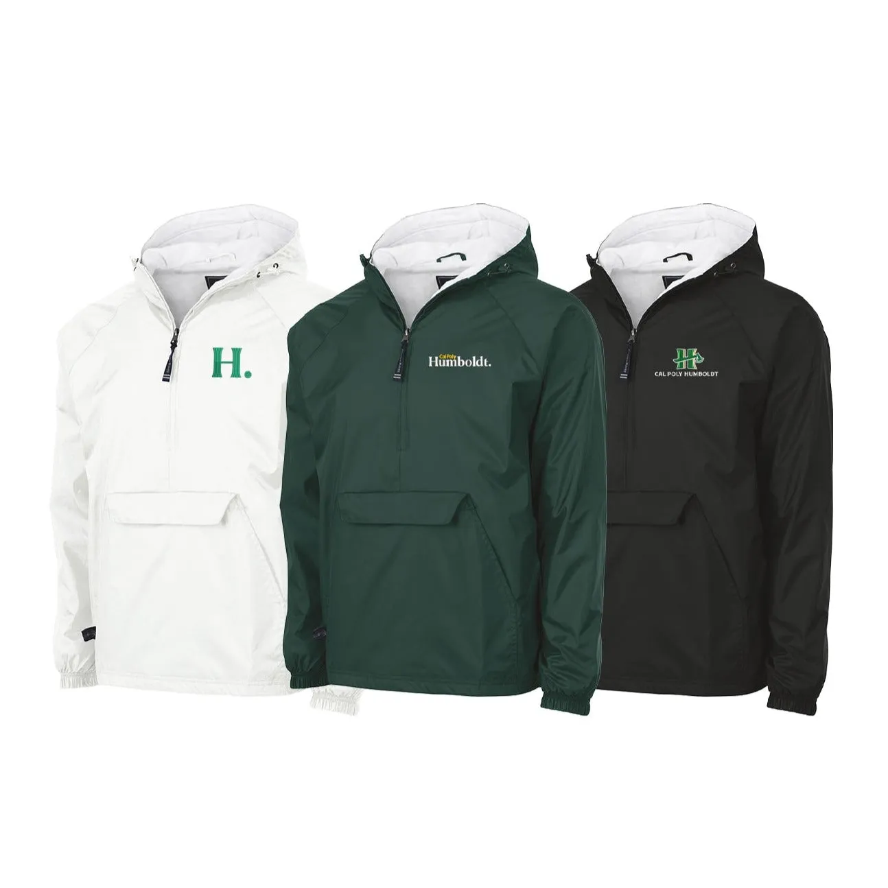CalPoly Humboldt Lined Windbreaker - Embroidered Choice of Logo