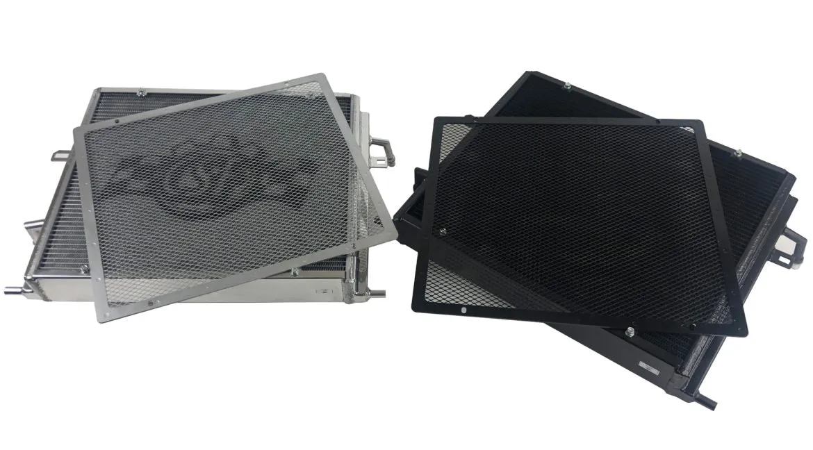 CSF 8131 Front Mount Heat Exchanger w/rock guard (polished finish) for BMW B58/B48