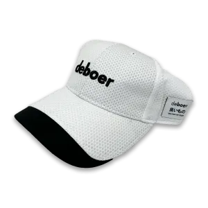 deboer performance race hat – white