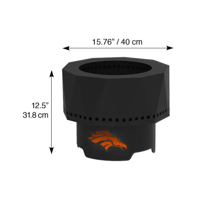 Denver Broncos Smokeless Portable Fire Pit