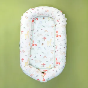 Fancy Fluff Organic Baby Cocoon -  Woodland