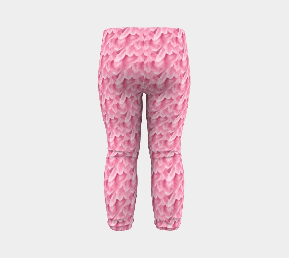 Flamingo feathers baby yoga pants