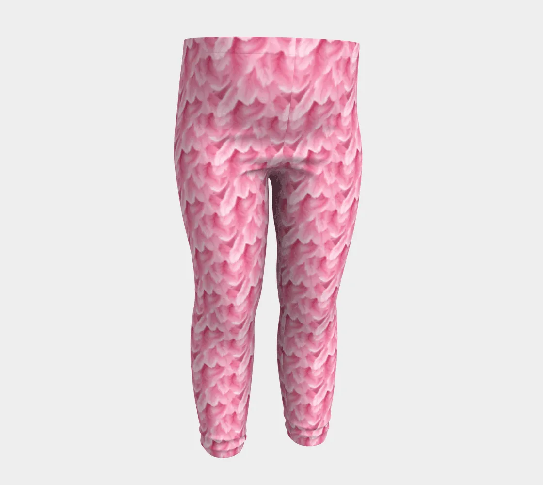 Flamingo feathers baby yoga pants
