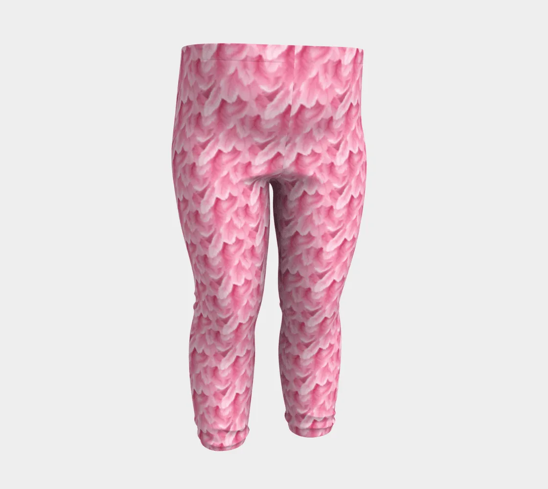 Flamingo feathers baby yoga pants