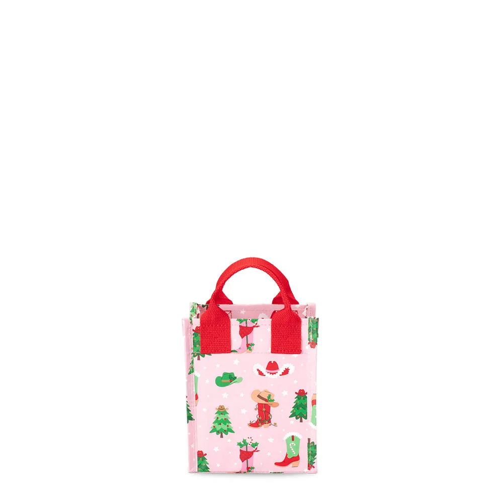 Howdy Holidays Reusable Gift Bag Mini