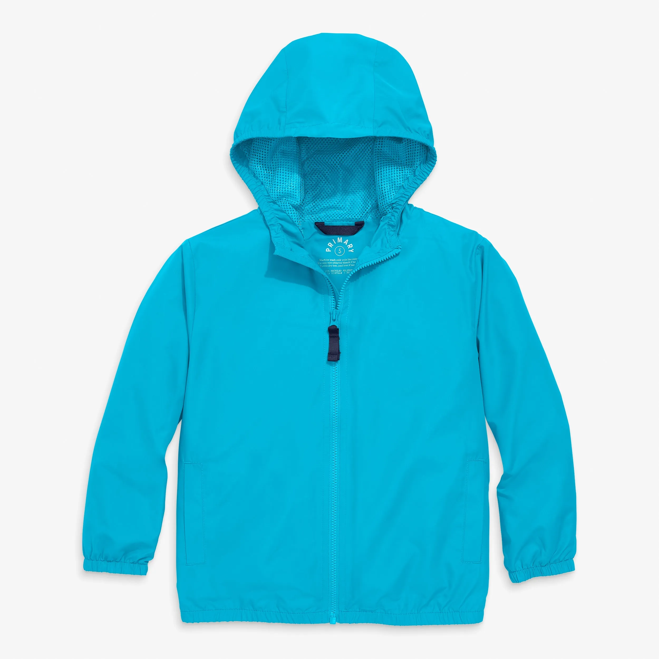 Kids packable windbreaker