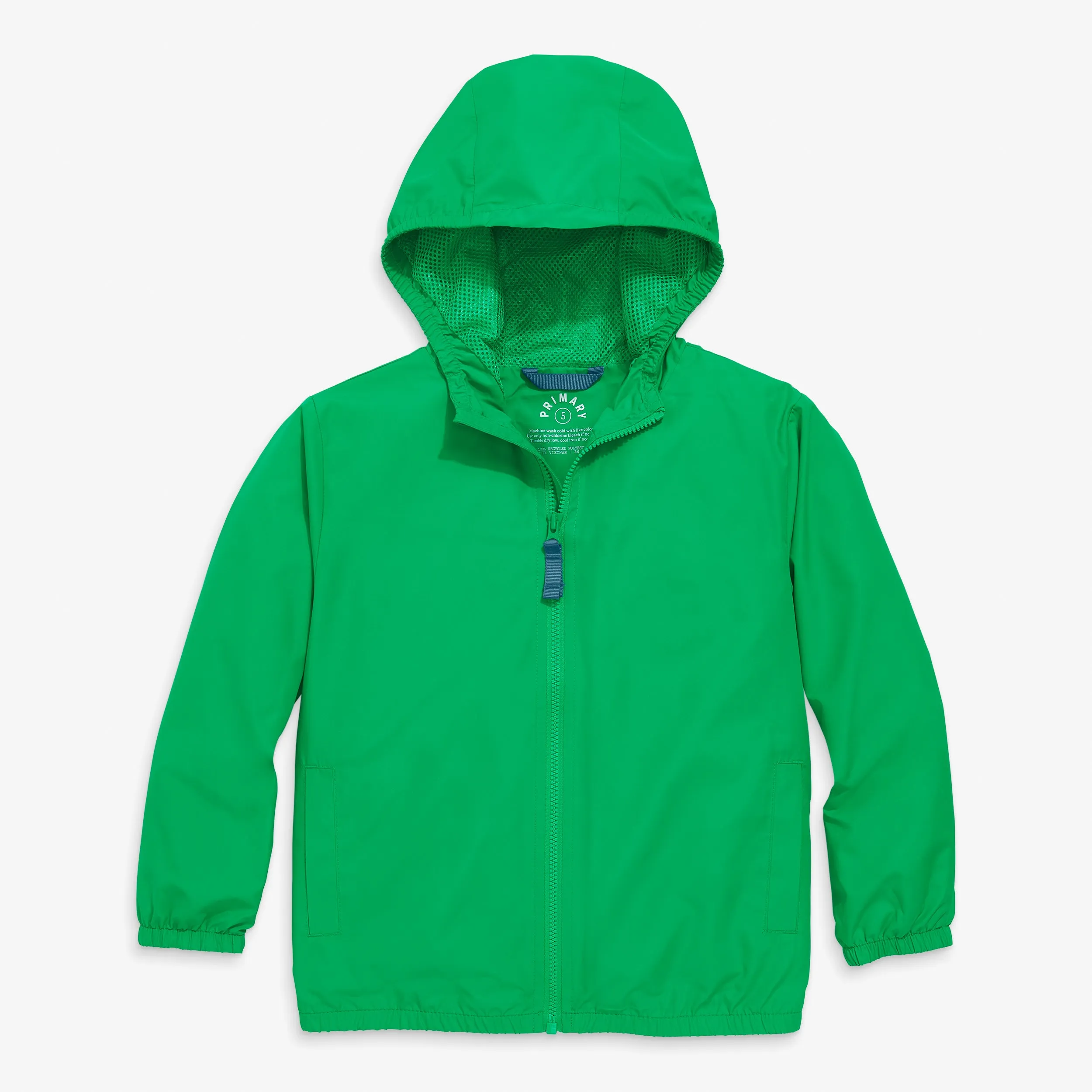 Kids packable windbreaker