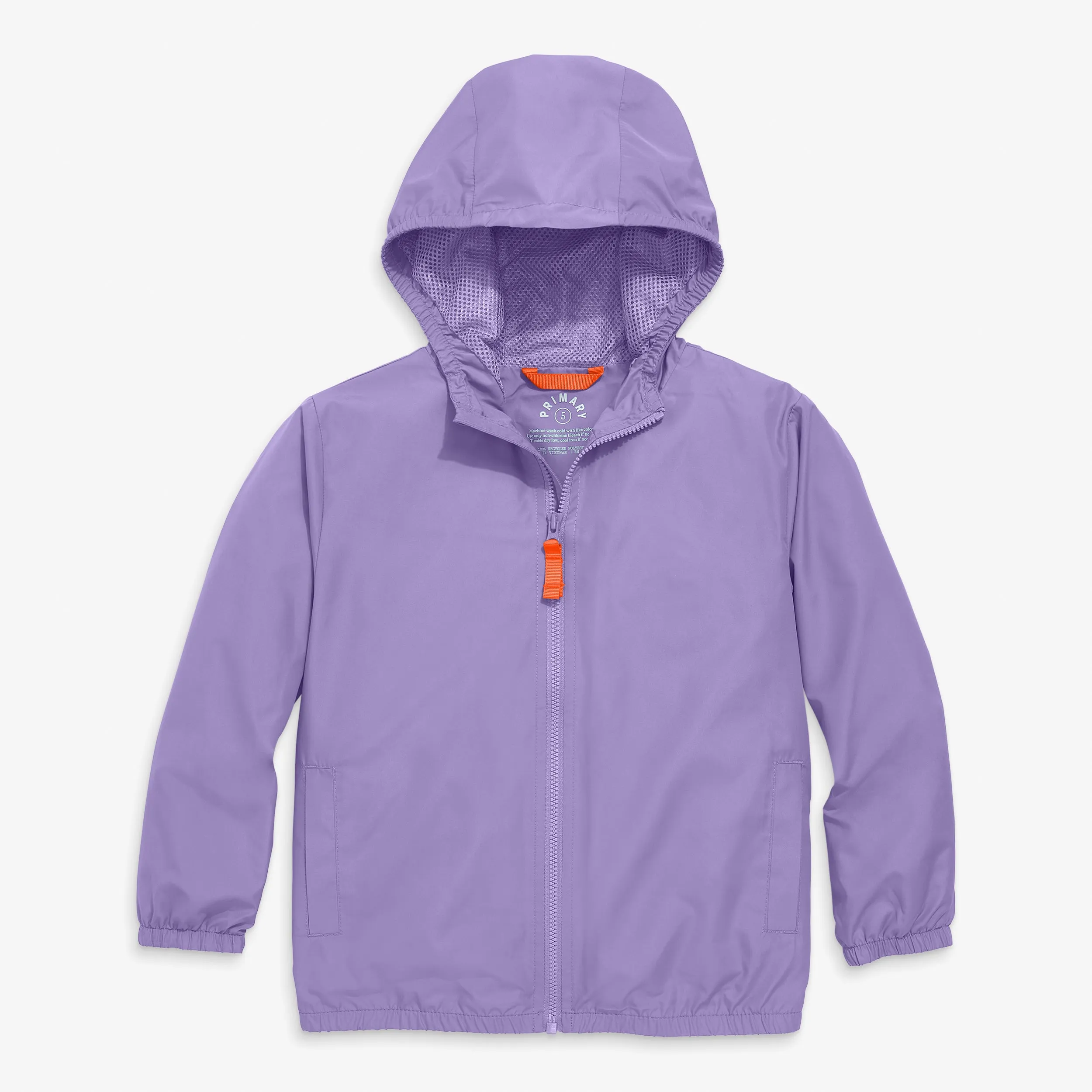 Kids packable windbreaker