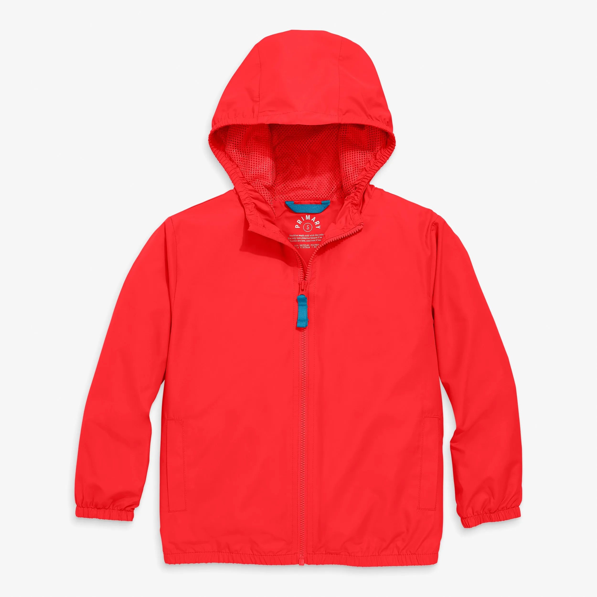 Kids packable windbreaker
