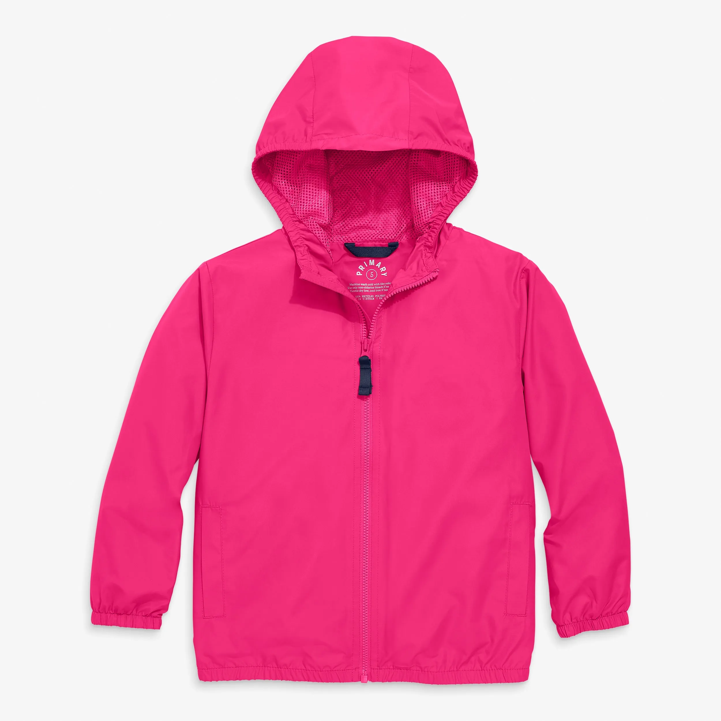 Kids packable windbreaker