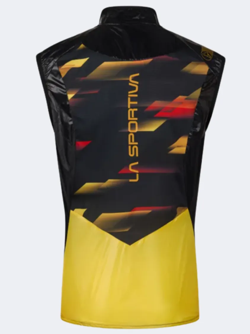 La Sportiva Blizzard Windbreaker Men Hiking Vest Yellow/Black
