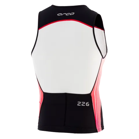 MENS 226 TRI TANK BK-RD