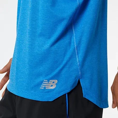 Men's Graphic Impact Run Singlet (SB8 - Serene Blue/Heather)