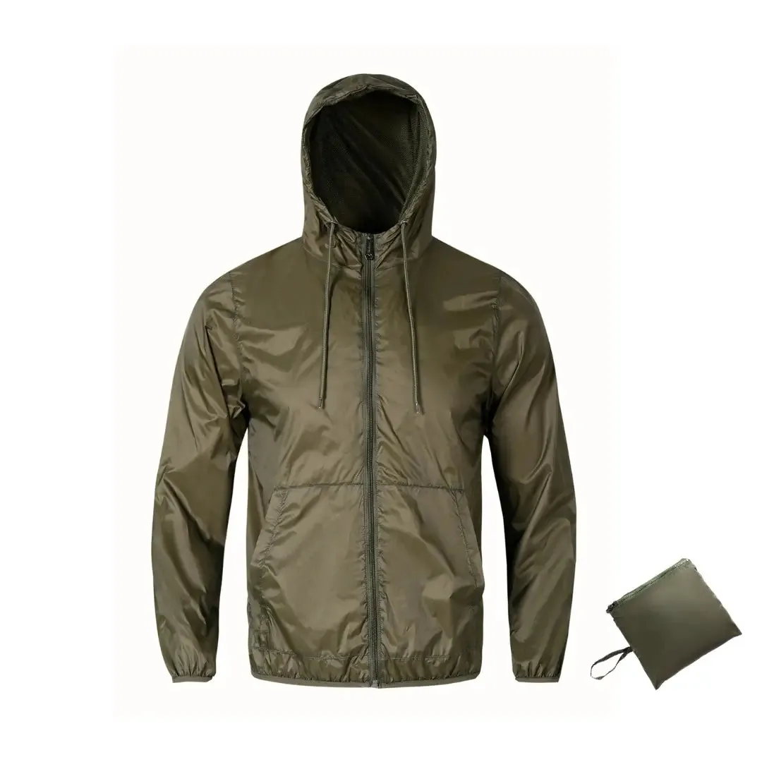Men’s Packable Full Zip Windbreaker
