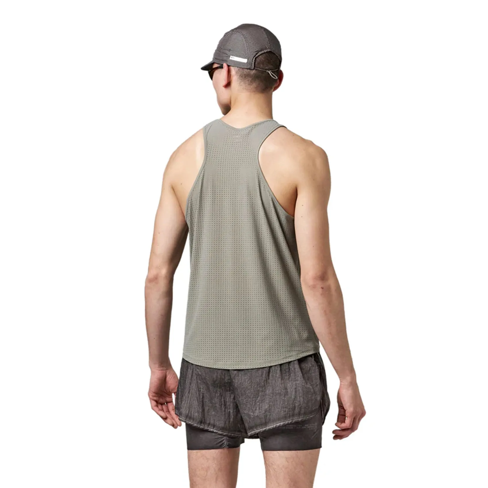 Mens Satisfy Space-O Running Singlet