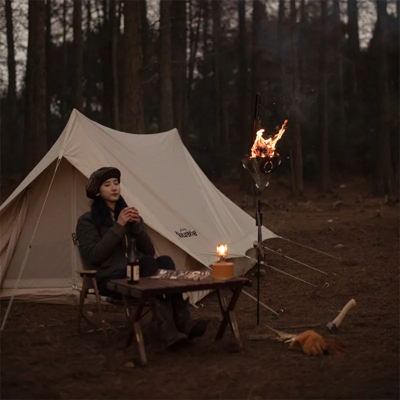 Outdoor Triangle Fire Pit For Campfire