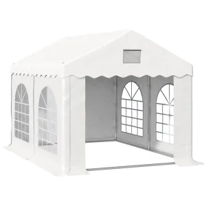 Outsunny 4 x 3 m Patio Garden Party Canopy, BBQ, Camping Gazebo Trent for Garden
