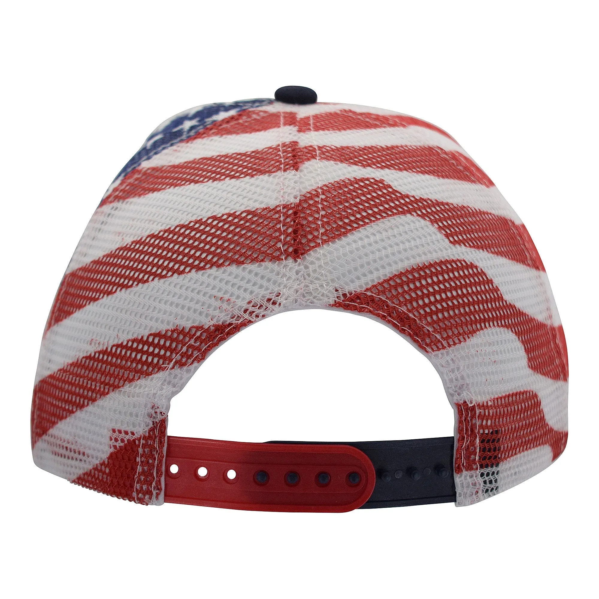 Patriotic USA Cotton Twill Mesh Hat