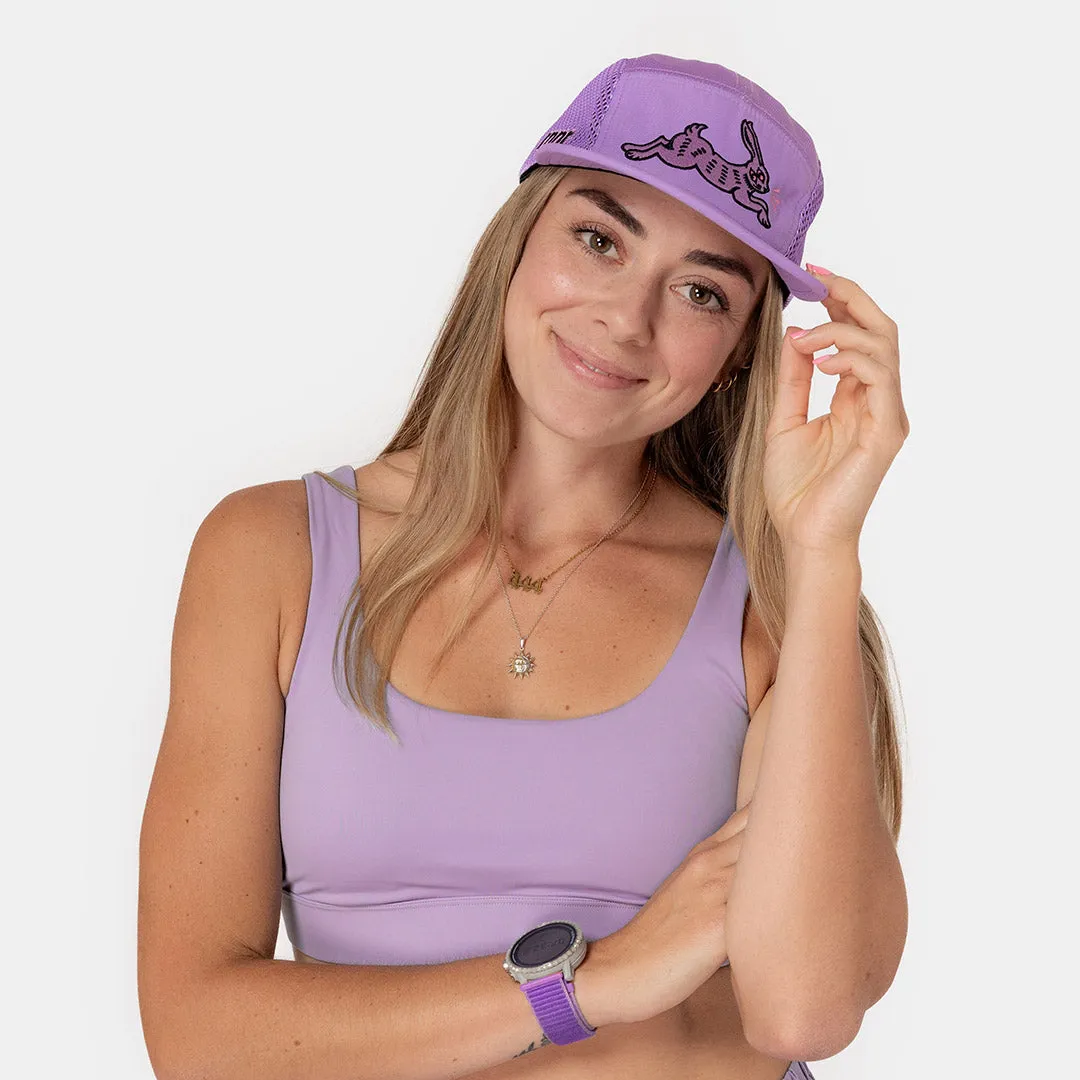 Rnnr Distance Hat - All Luck Purple