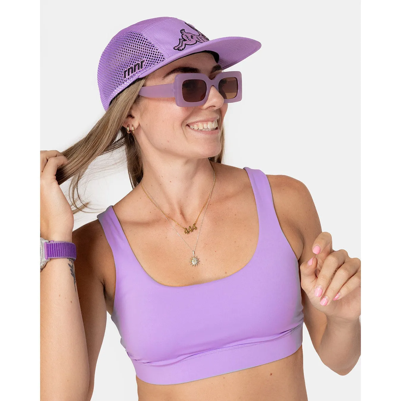 Rnnr Distance Hat - All Luck Purple