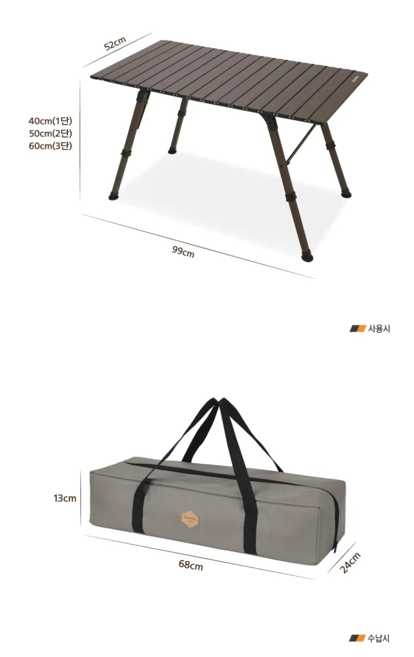 Roll Up Table 1/2 1000