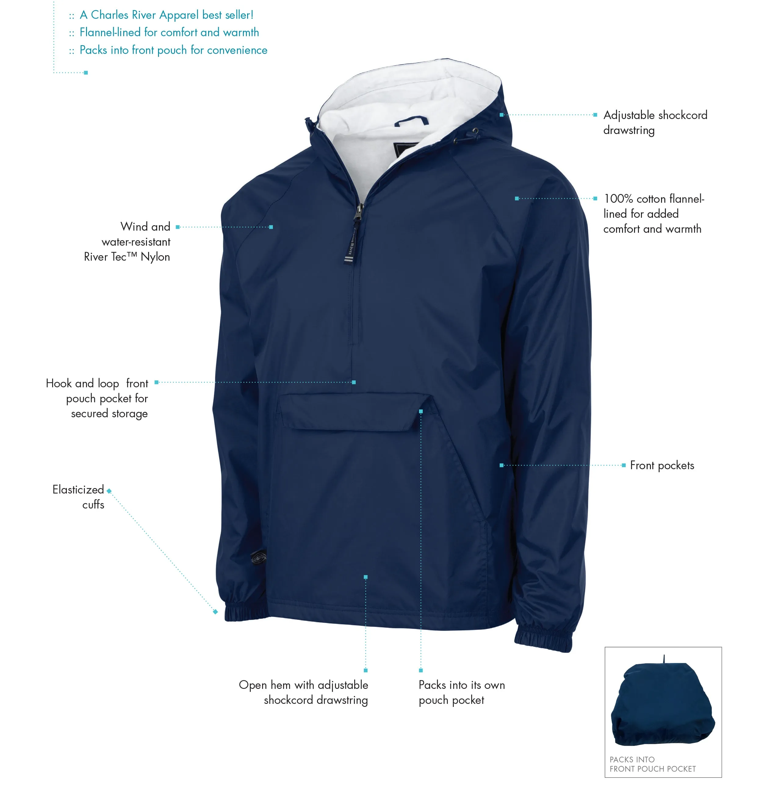 Seahawks Lined Windbreaker