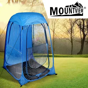 Set of 2 Mountview Pop Up Tent Camping Weather Tents Outdoor Portable Shelter Shade - Blue