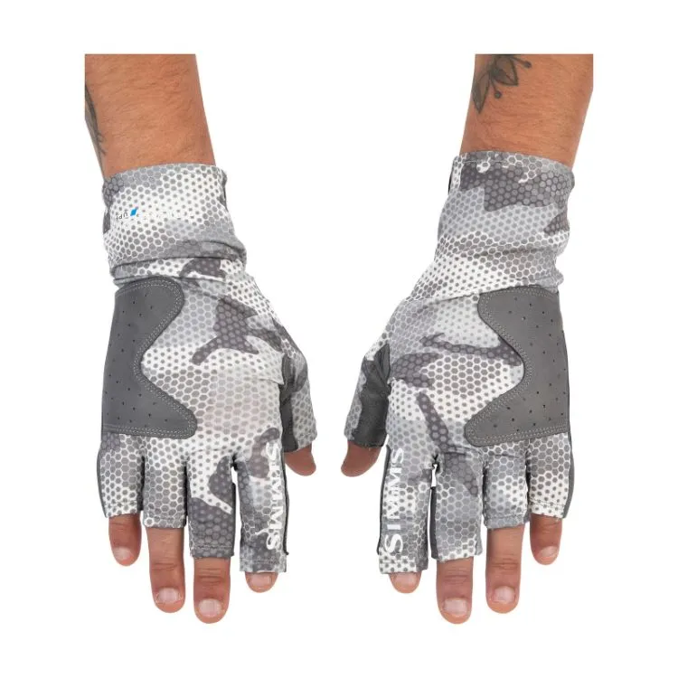 Simms Solarflex Guide Glove - Hex Flo Camo Steel
