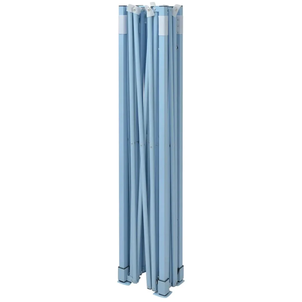 vidaXL Foldable Patry Tent with 3 Sidewalls 3x4.5 m White