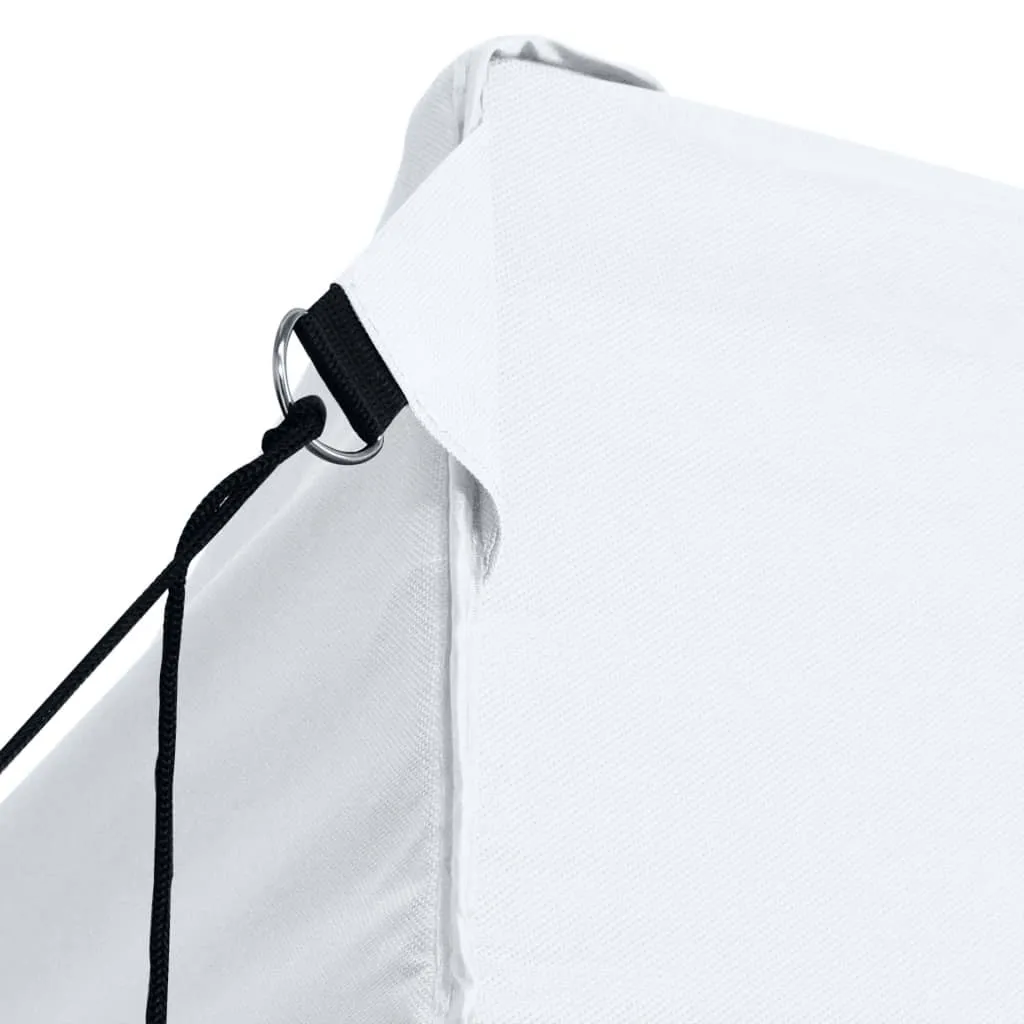vidaXL Foldable Patry Tent with 3 Sidewalls 3x4.5 m White
