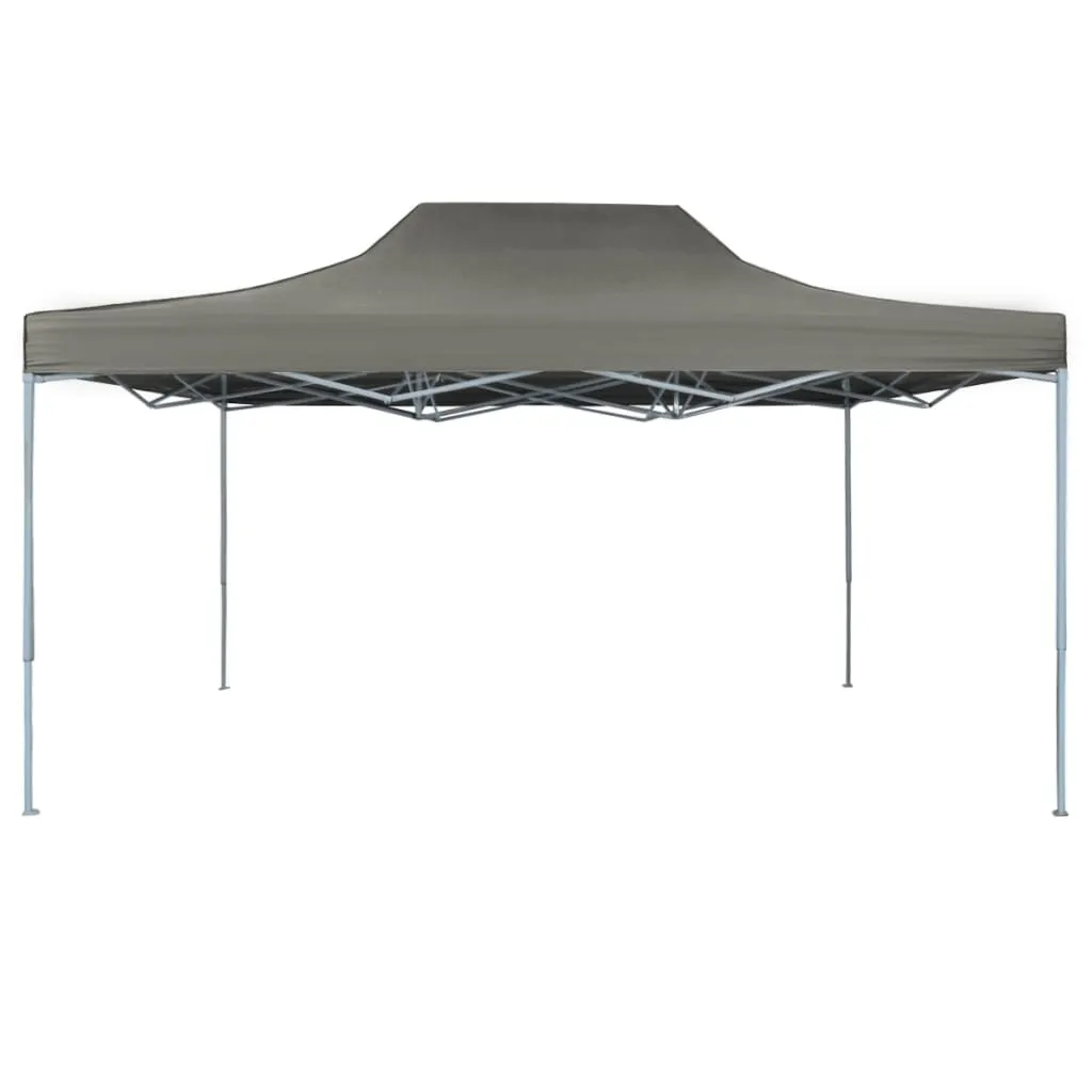 vidaXL Foldable Tent Pop-Up 3x4.5 m Anthracite