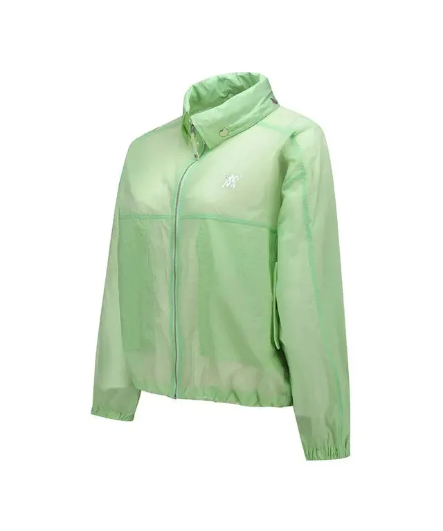Women's Customizable Fit Lightweight Windbreaker Jacket with Packable Design
