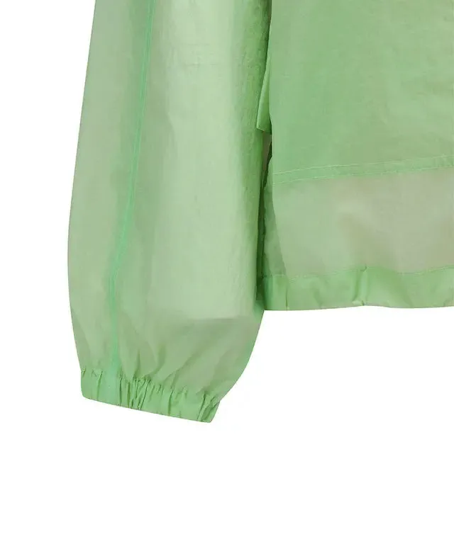 Women's Customizable Fit Lightweight Windbreaker Jacket with Packable Design