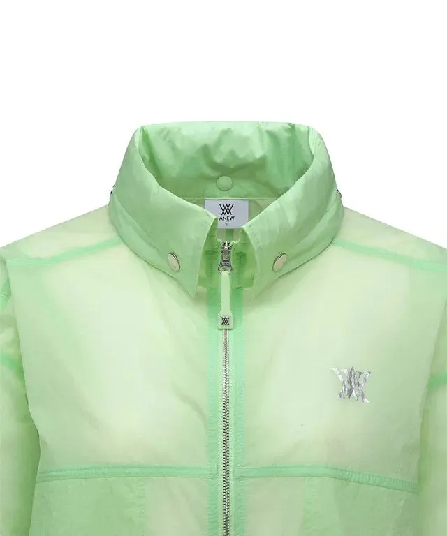 Women's Customizable Fit Lightweight Windbreaker Jacket with Packable Design