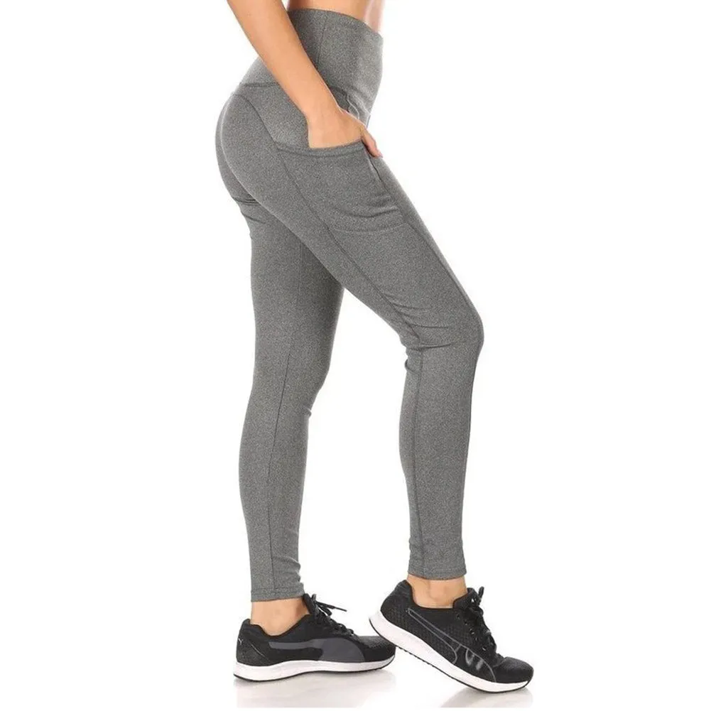 Womens Leggings High Waisted Tummy Control Stretch Fitted Sculpting Yoga Pants