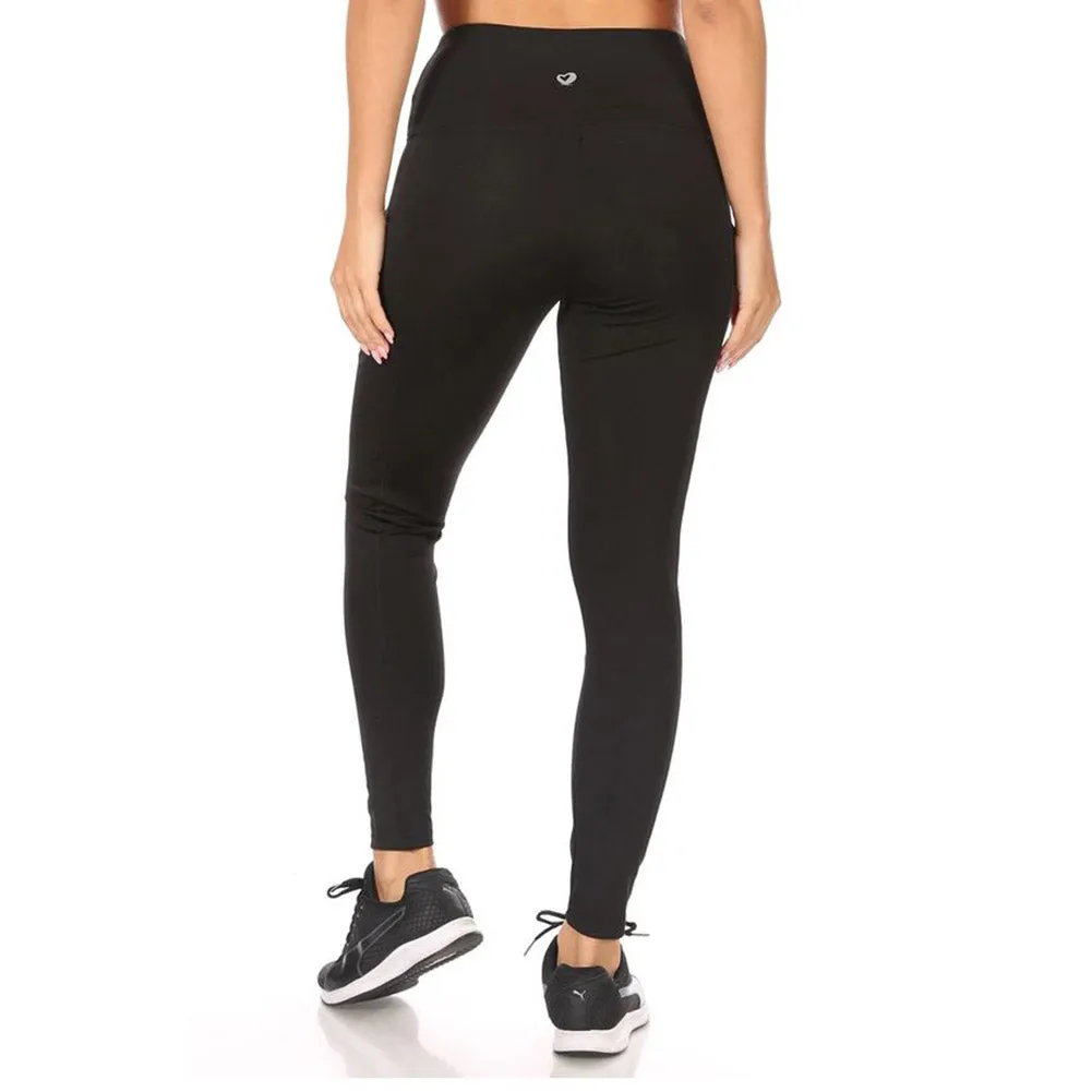 Womens Leggings High Waisted Tummy Control Stretch Fitted Sculpting Yoga Pants
