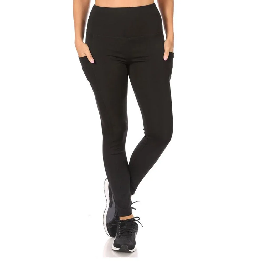 Womens Leggings High Waisted Tummy Control Stretch Fitted Sculpting Yoga Pants