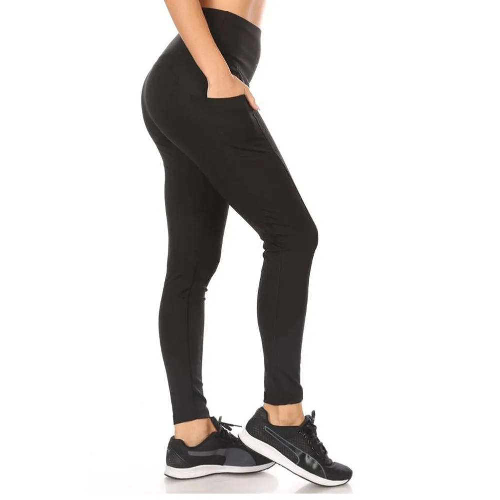 Womens Leggings High Waisted Tummy Control Stretch Fitted Sculpting Yoga Pants