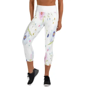 Womens Yoga Pants Capri Wide Leg Comfy Drawstring Loose Lounge Workout